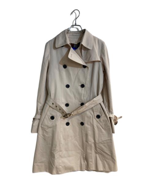 BLUE LABEL CRESTBRIDGE（ブルーレーベルクレストブリッジ）BLUE LABEL CRESTBRIDGE (ブルーレーベルクレストブリッジ) トレンチコート ピンク サイズ:40の古着・服飾アイテム