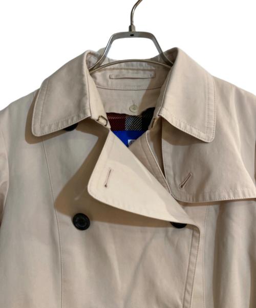 BLUE LABEL CRESTBRIDGE（ブルーレーベルクレストブリッジ）BLUE LABEL CRESTBRIDGE (ブルーレーベルクレストブリッジ) トレンチコート ピンク サイズ:40の古着・服飾アイテム
