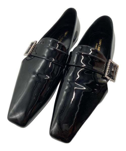 Saint Laurent Paris（サンローランパリ）Saint Laurent Paris (サンローランパリ) Tristan Leather Shoes ブラック サイズ:42の古着・服飾アイテム