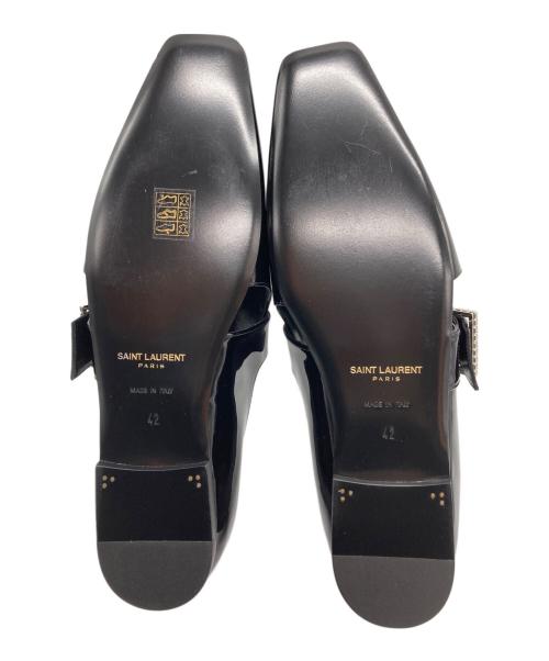 Saint Laurent Paris（サンローランパリ）Saint Laurent Paris (サンローランパリ) Tristan Leather Shoes ブラック サイズ:42の古着・服飾アイテム