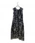 Y's (ワイズ) 総柄ノースリーブワンピース ブラック サイズ:1：18000円