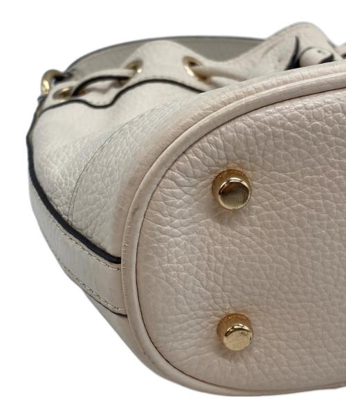 COACH（コーチ）COACH (コーチ) レザーデンプシードローストリングバケットバッグ ベージュの古着・服飾アイテム