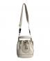 COACH (コーチ) レザーデンプシードローストリングバケットバッグ ベージュ：12000円