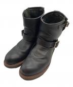 RED WINGレッドウィング）の古着「ENGINEER BOOTS」｜ブラック