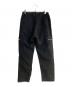 COMME des GARCONS HOMME DEUX (コムデギャルソン オム ドゥ) エステル加工糸 サージ製品染 ジップデザイン パンツ ブラック サイズ:M：20000円