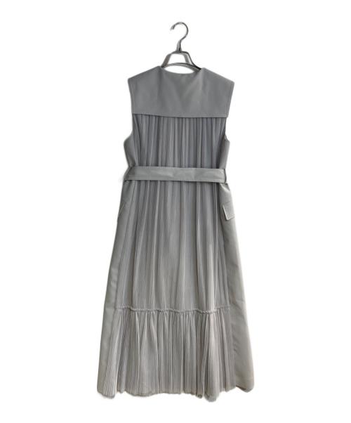 Diagram（ダイアグラム）Diagram (ダイアグラム) バックプリーツトレンチワンピース グレー サイズ:38の古着・服飾アイテム