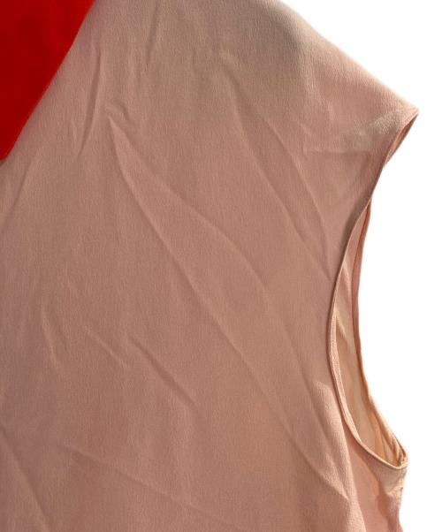 PRADA（プラダ）PRADA (プラダ) シルクチュニックブラウス ピンク サイズ:42の古着・服飾アイテム