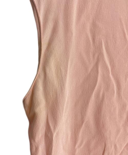 PRADA（プラダ）PRADA (プラダ) シルクチュニックブラウス ピンク サイズ:42の古着・服飾アイテム