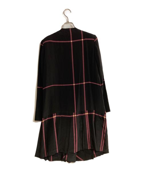 PRADA（プラダ）PRADA (プラダ) ボタンベルトシルクワンピース ブラック サイズ:40の古着・服飾アイテム