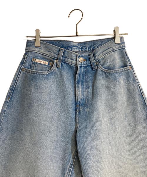 Calvin Klein（カルバンクライン）Calvin Klein (カルバンクライン) リラックスバレルジーンズ ブルー サイズ:2の古着・服飾アイテム