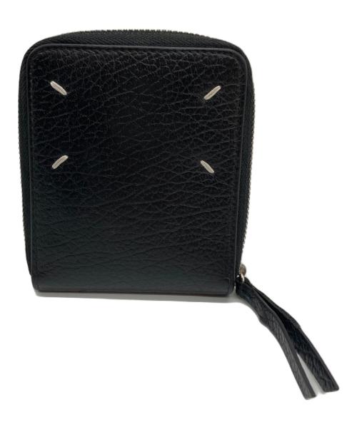 Maison Margiela（メゾンマルジェラ）Maison Margiela (メゾンマルジェラ) ラウンドファスナーウォレット ブラックの古着・服飾アイテム