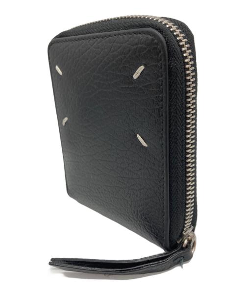 Maison Margiela（メゾンマルジェラ）Maison Margiela (メゾンマルジェラ) ラウンドファスナーウォレット ブラックの古着・服飾アイテム