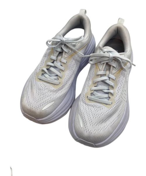 HOKAONEONE（ホカオネオネ）HOKAONEONE (ホカオネオネ) Bondi 8 ホワイト サイズ:24の古着・服飾アイテム