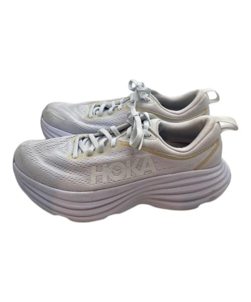 HOKAONEONE（ホカオネオネ）HOKAONEONE (ホカオネオネ) Bondi 8 ホワイト サイズ:24の古着・服飾アイテム