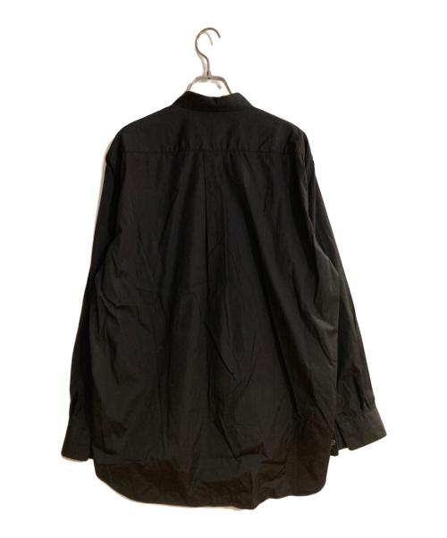 COMME des GARCONS SHIRT（コムデギャルソンシャツ）COMME des GARCONS SHIRT (コムデギャルソンシャツ) FOREVER WIDE CLASSIC コットンポプリンレギュラーカラーシャツ ブラック サイズ:Mの古着・服飾アイテム