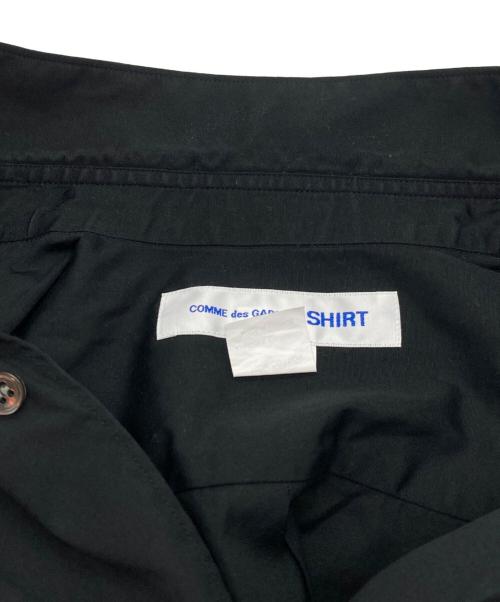 COMME des GARCONS SHIRT（コムデギャルソンシャツ）COMME des GARCONS SHIRT (コムデギャルソンシャツ) FOREVER WIDE CLASSIC コットンポプリンレギュラーカラーシャツ ブラック サイズ:Mの古着・服飾アイテム