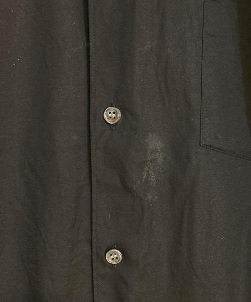 COMME des GARCONS SHIRT（コムデギャルソンシャツ）COMME des GARCONS SHIRT (コムデギャルソンシャツ) FOREVER WIDE CLASSIC コットンポプリンレギュラーカラーシャツ ブラック サイズ:Mの古着・服飾アイテム
