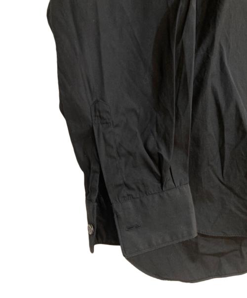 COMME des GARCONS SHIRT（コムデギャルソンシャツ）COMME des GARCONS SHIRT (コムデギャルソンシャツ) FOREVER WIDE CLASSIC コットンポプリンレギュラーカラーシャツ ブラック サイズ:Mの古着・服飾アイテム