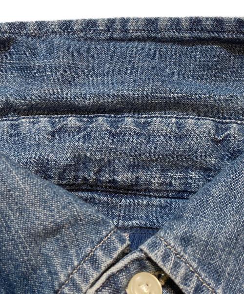 POLO RALPH LAUREN（ポロ・ラルフローレン）POLO RALPH LAUREN (ポロ・ラルフローレン) THE BIG FIT デニムシャツ ブルー サイズ:不明の古着・服飾アイテム