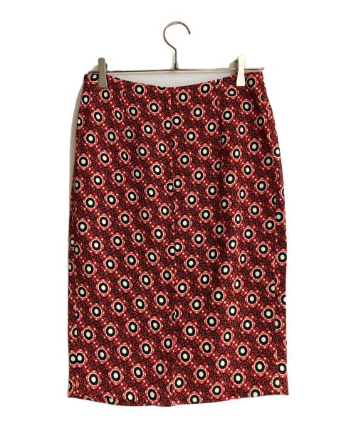 ETRO（エトロ）ETRO (エトロ) トータルパターンスカート レッド サイズ:42の古着・服飾アイテム