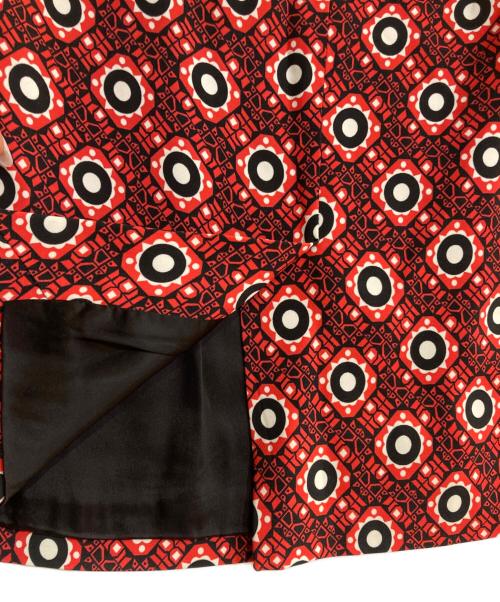 ETRO（エトロ）ETRO (エトロ) トータルパターンスカート レッド サイズ:42の古着・服飾アイテム