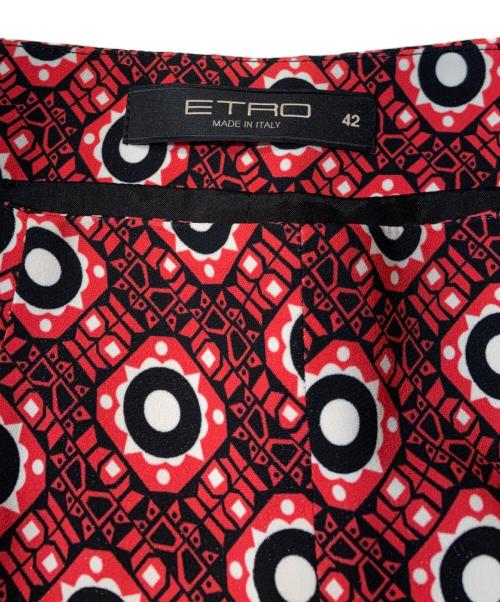 ETRO（エトロ）ETRO (エトロ) トータルパターンスカート レッド サイズ:42の古着・服飾アイテム