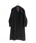 EMPORIO ARMANIエンポリオ アルマーニ）の古着「ロングベルテッドコート」｜ブラック