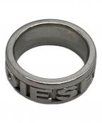 DIESELディーゼル）の古着「ロゴリング」｜シルバー