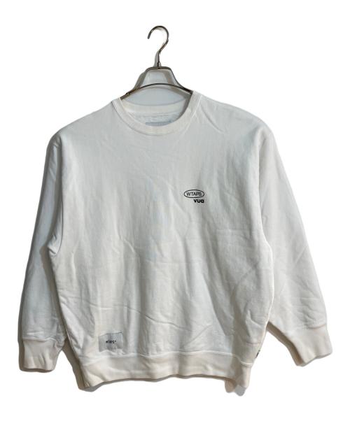 WTAPS（ダブルタップス）WTAPS (ダブルタップス) AII 02 / Sweater / Cotton. Protect クルーネックスウェット ホワイト サイズ:X03の古着・服飾アイテム