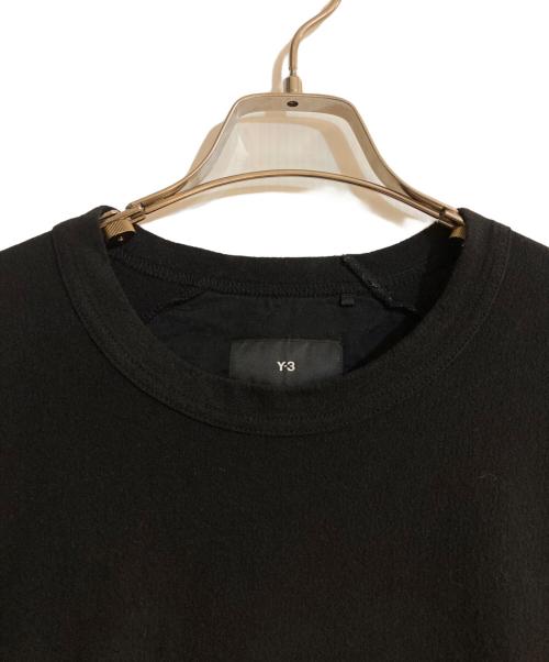 Y-3（ワイスリー）Y-3 (ワイスリー) クレープ ジャージー ロングスリーブTシャツ ブラック サイズ:Sの古着・服飾アイテム