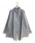 YACCO MARICARD（ヤッコマリカルド）の古着「シルク100％バックボタンシャツ」｜ブルー
