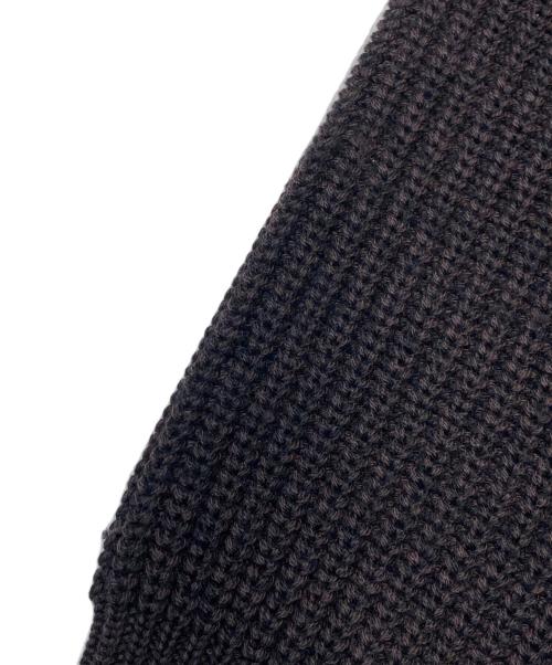 BATONER（バトナ―）BATONER (バトナ―) SIGNATURE DRIVERS KNIT/シグネチャードライバーズニット ブラウン サイズ:２の古着・服飾アイテム