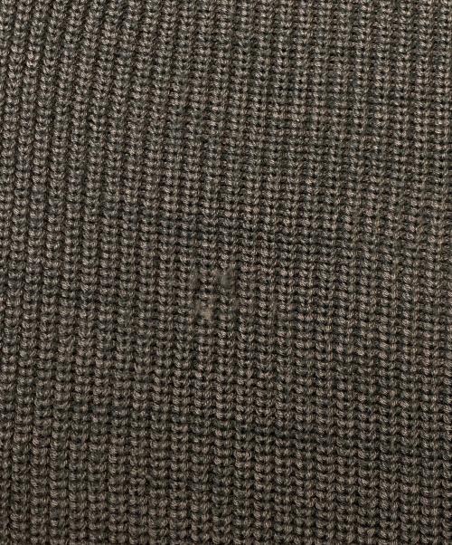 BATONER（バトナ―）BATONER (バトナ―) SIGNATURE DRIVERS KNIT/シグネチャードライバーズニット ブラウン サイズ:２の古着・服飾アイテム