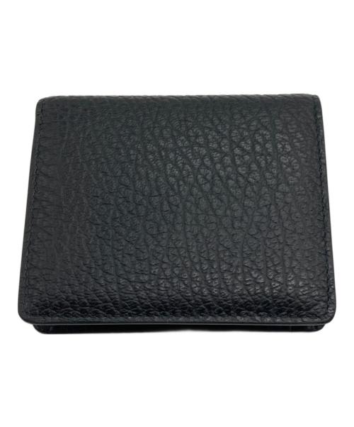 Maison Margiela（メゾンマルジェラ）Maison Margiela (メゾンマルジェラ) 4ステッチ 二つ折り ウォレット ブラックの古着・服飾アイテム