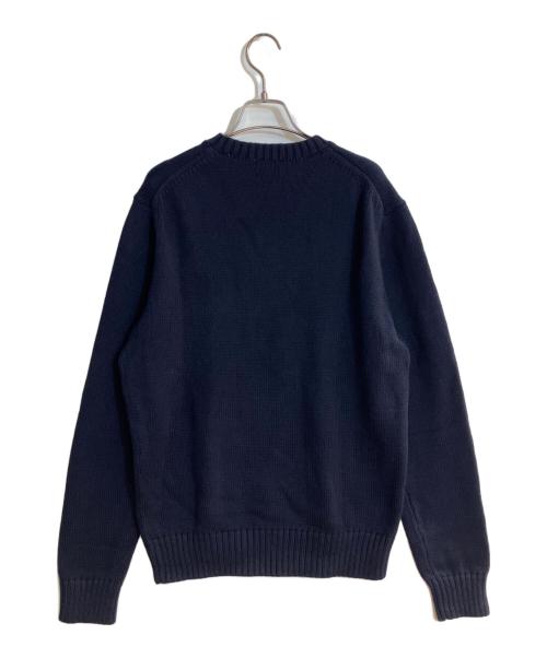 POLO RALPH LAUREN（ポロ・ラルフローレン）POLO RALPH LAUREN (ポロ・ラルフローレン) ダッフルポロベアニット ネイビー サイズ:Mの古着・服飾アイテム
