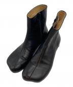 MM6 Maison Margielaエムエムシックスメゾンマルジェラ）の古着「アナトミックアンクルブーツ」｜ブラック