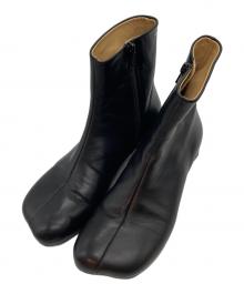 MM6 Maison Margiela（エムエムシックスメゾンマルジェラ）の古着「アナトミックアンクルブーツ」｜ブラック