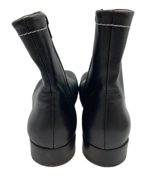 MM6 Maison Margiela（エムエムシックスメゾンマルジェラ）MM6 Maison Margiela (エムエムシックスメゾンマルジェラ) アナトミックアンクルブーツ ブラック サイズ:SIZE 36 1/2の古着・服飾アイテム