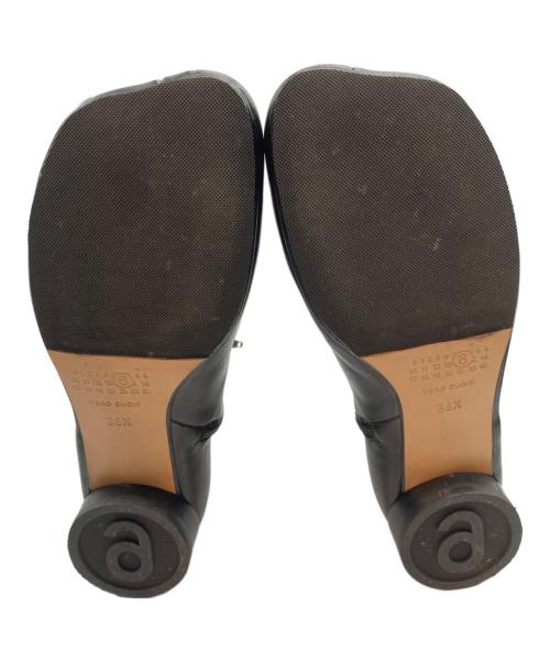 MM6 Maison Margiela（エムエムシックスメゾンマルジェラ）MM6 Maison Margiela (エムエムシックスメゾンマルジェラ) アナトミックアンクルブーツ ブラック サイズ:SIZE 36 1/2の古着・服飾アイテム