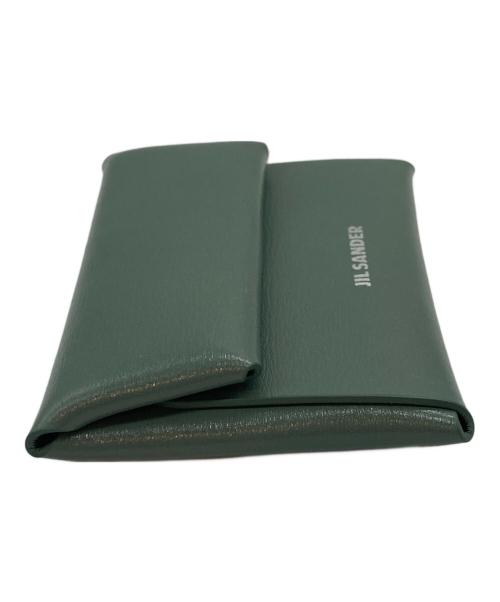 JIL SANDER（ジルサンダー）JIL SANDER (ジルサンダー) FOLDED MINI PURSE スカイブルーの古着・服飾アイテム