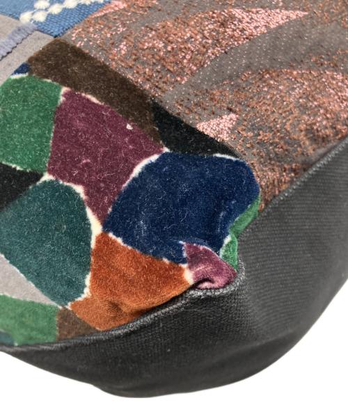 mina perhonen（ミナ ペルホネン）mina perhonen (ミナ ペルホネン) ピースバッグ ネイビーの古着・服飾アイテム