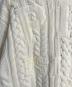 中古・古着 SUPREME (シュプリーム) Applique Cable Knit Sweater Ivory ベージュ サイズ:XL：20000円