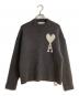 AMI PARIS（アミ パリス）の古着「OFF WHITE ADC SWEATER/オフホワイト エーディーシー セーター 」｜グレー