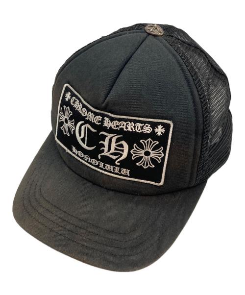 CHROME HEARTS（クロムハーツ）CHROME HEARTS (クロムハーツ) CHトラッカーキャップ ブラックの古着・服飾アイテム