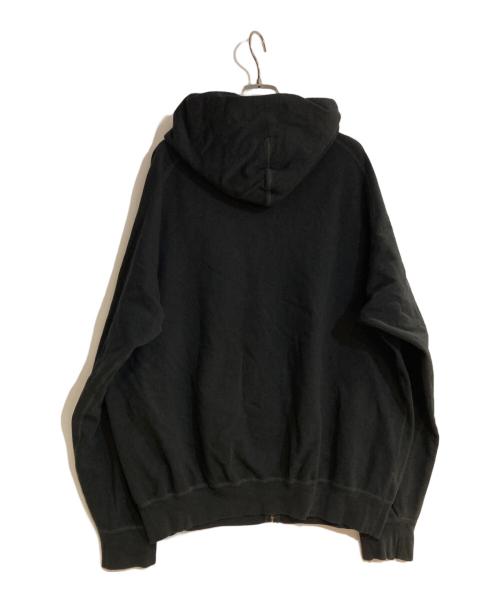 COMOLI（コモリ）COMOLI (コモリ) 製品染 裏毛 ジップパーカ ブラック サイズ:5の古着・服飾アイテム