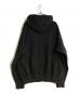 COMOLI (コモリ) 製品染 裏毛 ジップパーカ ブラック サイズ:5：35000円