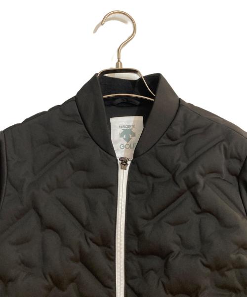 DESCENTE GOLF（デサントゴルフ）DESCENTE GOLF (デサントゴルフ) フルジップダウンジャケット ブラック サイズ:Mの古着・服飾アイテム