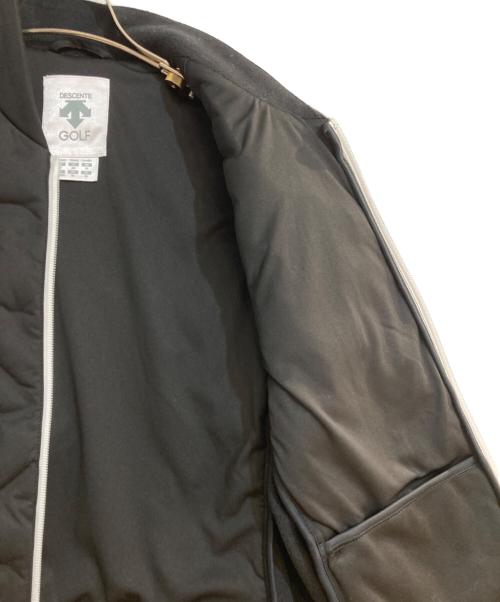 DESCENTE GOLF（デサントゴルフ）DESCENTE GOLF (デサントゴルフ) フルジップダウンジャケット ブラック サイズ:Mの古着・服飾アイテム