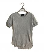 NUMBER (N)INEナンバーナイン）の古着「シルク混カットソー」｜グレー