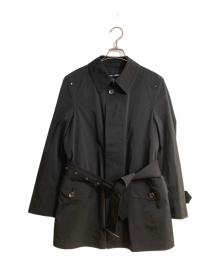 BURBERRY LONDON（バーバリーロンドン）の古着「ノヴァチェックライナー付きステンカラーコート」｜ブラック